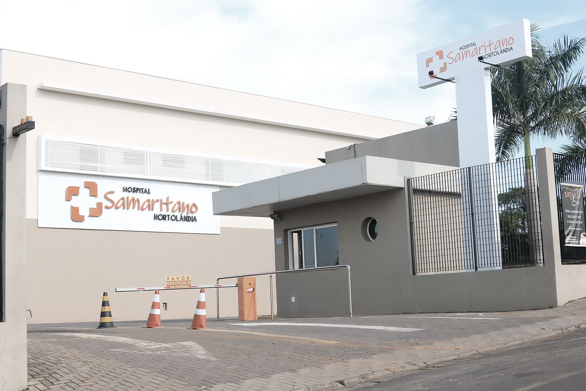 Fachada do Hospital Samaritano em Hortolândia