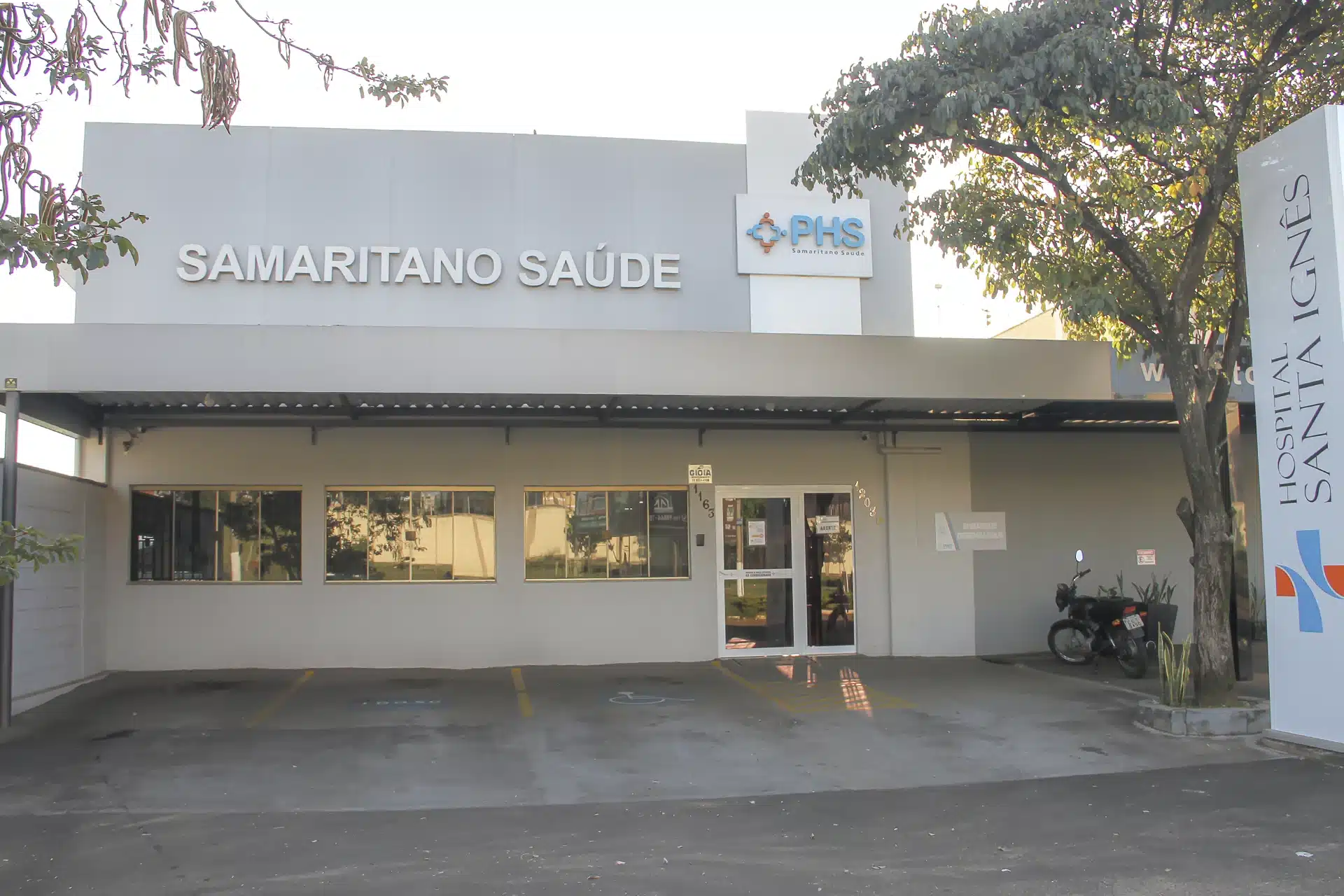 Fachada do Hospital Santa Ignês em Sumaré