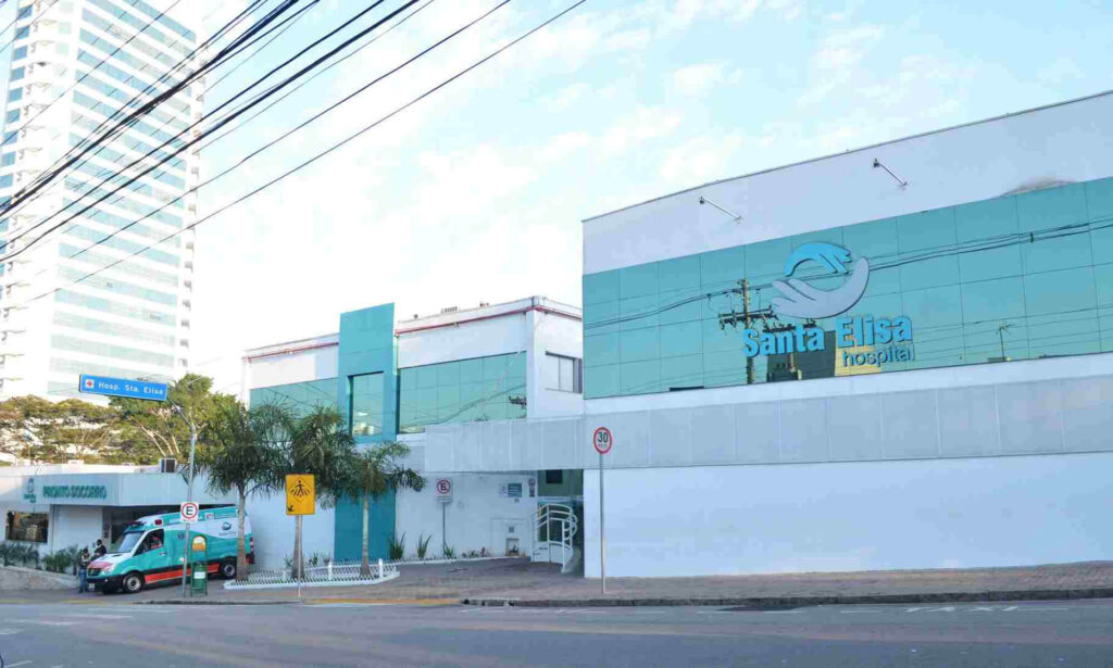 Fachada do Hospital Santa Elisa em Jundiaí