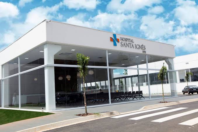 Fachada do Hospital Santa Ignês em Itu
