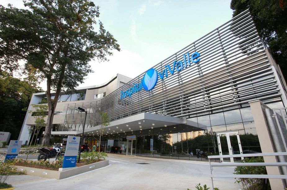 Fachada do Hospital viValle em São José dos Campos