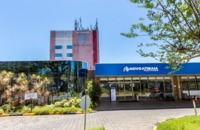 Fachada do Hospital Novo Atibaia em Atibaia